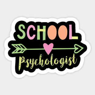 School Psychologist Gift Idea Sticker